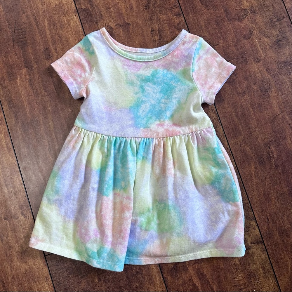 Tie-dye dress toddler girls 18 months